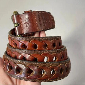 Dockers Genuine Braided Leather Belt